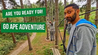 GO APE ADVENTURE  TREETOP CHALLENGE Cannock [upl. by Lymn]