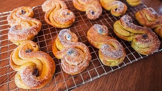 St Lucia Buns Lussekatter with Cardamom Filling [upl. by Gildus]