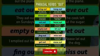 Phrasal verbs out phrasalverbs englishlanguage english [upl. by Eesac886]