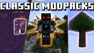 Top 5 CLASSIC Minecraft Modpacks [upl. by Edasalof]