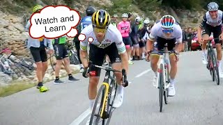 Primoz Roglic Teaches Evenepoel A LESSON on Lo Port  Volta a Catalunya 2023 Stage 5 [upl. by Neely]