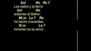 CANTOS PARA MISA  VAMOS CANTANDO AL SEÑOR  ENTRADA  LETRA Y ACORDES [upl. by Anetta392]