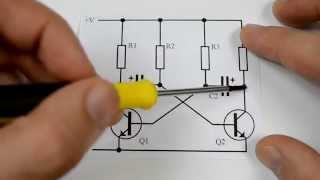 Multiwibrator Astabilny  47 Podstawy [upl. by Llednohs494]