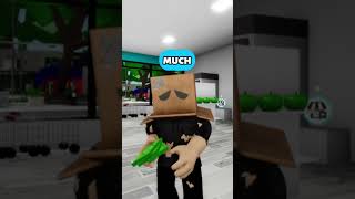 IS THE MONEY I FOUND HERS🤔 roblox shorts short [upl. by Goerke795]