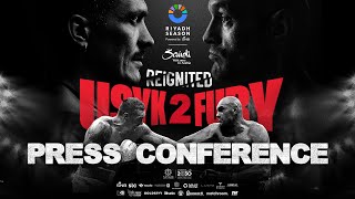 Oleksandr Usyk vs Tyson Fury 2  Reignited  Live Launch Press Conference RiyadhSeason [upl. by Dane449]