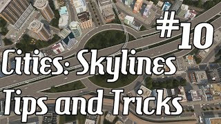 Cities Skylines  Tips and Tricks 10  Roundabout Interchanges Overview [upl. by Tonnie]