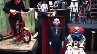 MONSTERPALOOZA THURSDAY APRIL 11 2013 DAY BEFORE THE SHOW w SAW DEAD SILENCE MAGIC FATS PUPPET [upl. by Kameko]