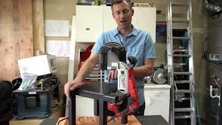 Milwaukee Deep Cut Portable Bandsaw Table [upl. by Ynalem]