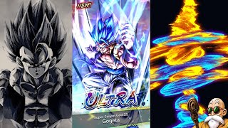 Ultra Gogeta Blue Animation  Dragon Ball Legends [upl. by Hanny707]