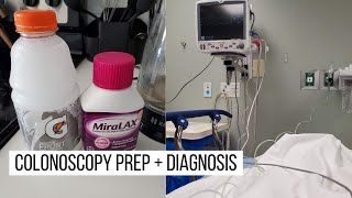 VLOG  Colonoscopy Prep Diagnosis [upl. by Leasa]