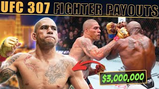 UFC 307 Payouts amp Salaries Revealed  Pereira vs Rountree Jr [upl. by Nahsyar]