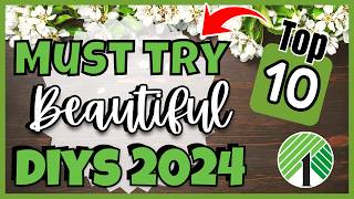 TOP 10 DIYS TO TRY IN 2024  BEST DOLLAR TREE DIY Hacks  Original Craft Ideas TO Make amp Sell [upl. by Donnell916]