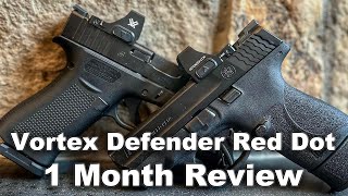 Vortex Defender Red Dot Sight Review  1 month in… will it hold up [upl. by Nibroc]