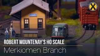 Robert Mountenays Merkiomen Branch in HO Scale [upl. by Nashbar711]