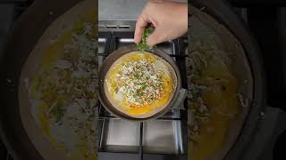 Double egg omelette pizza paratha shortsfeed breakfast ytshorts youtubeshorts [upl. by Jarrett315]