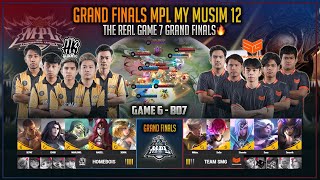 THIS IS MPL MALAYSIA 🔥 HOMEBOIS VS TEAM SMG GAME 6 MPL MY MUSIM 12 GRAND FINALS MOBILE LEGENDS [upl. by Abeh]