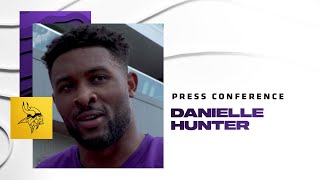 Danielle Hunter on Rushing the Passer Standing Up Again and Ed Donatells Coaching Style [upl. by Anerom]