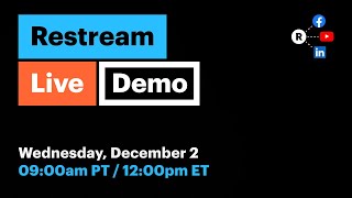Restream Tutorial How to Use Restream — Product Demo 11 [upl. by Ragen]