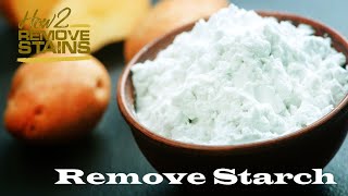 How to get rid of starch stains on clothing 👈 [upl. by Devinne57]