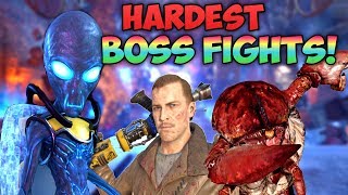 TOP 5 HARDEST BOSS FIGHTS IN CALL OF DUTY ZOMBIES  CoD Zombies Top 5 List [upl. by Carman]