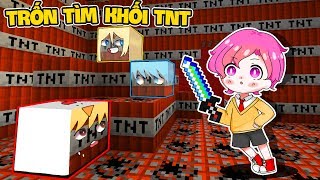 THỬ THÁCH TRỐN TÌM BIẾN HÌNH KHỐI TNT TRONG MINECRAFTTRỐN TÌM KHỐI TNT 😂😘 [upl. by Brenza]