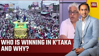 Rajdeep Sardesai Shares His Views On Karnataka Polls Cong Is Benefiting From Partial Split In BJP [upl. by Anastassia]