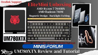 LIVE  Minisforum Elitemini UM780XTX Mini PC Unboxing Tutorial and MKB i83 Mechanical Keyboard [upl. by Laspisa]