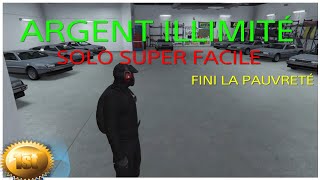 GLITCH ARGENT ILLIMITÉ FACILE 🆕 SOLO Gta5 online [upl. by Thorbert]