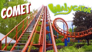 Comet Front Row On Ride POV  Walygator Parc [upl. by Anaujik]