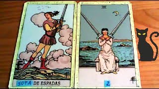 Combinaciones tarot con la SOTA de ESPADAS  ARCANOS MENORES DE ESPADAS Por TARA [upl. by Ulphi]