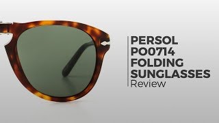 Persol PO0714 Folding Sunglasses Review [upl. by Livingstone]