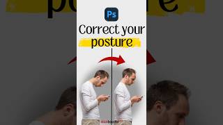 Learn how to correct your posture in Adobe Photoshopphotoshoptutorial tutorial adobetips [upl. by Thomasa]