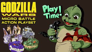 Trendmasters Godzilla Wars Micro Battle Playsets  MIB Play Time Ep 14 [upl. by Carlos]