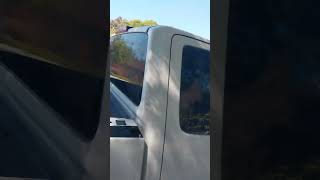 Guy throws trash out his truck and claims its recycling so its not considered littering [upl. by Grover]