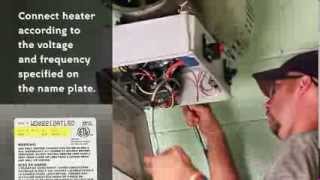 Washdown Unit Heater Installation Video [upl. by Tindall662]