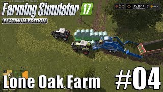 Farming Simulator 17  Lone Oak farm  Timelapse  4  Big Silage Bales [upl. by Enyleuqcaj]