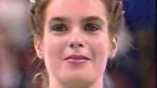 Katarina Witt 1987 Worlds medal ceremony2 [upl. by Callas]