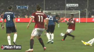 AC Milan VS Inter  21  All Goals Highlights Italian Super Cup Final 2011 [upl. by Ecirtnom]