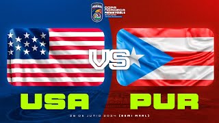 ESTADOS UNIDOS VS PUERTO RICO  COPA NORCECA PANAM FINAL SIX 2024 [upl. by Enavi]