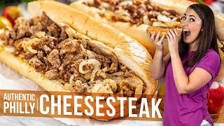 Authentic Philly Cheesesteak [upl. by Adiarf]