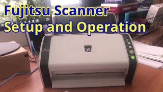 How to install configure and use Fujitsu Scanner [upl. by Aihsenad667]