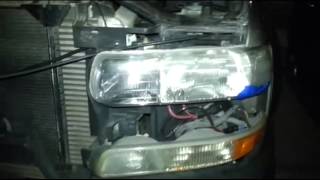 Grille Grill amp Headlight removal silverado 9902 [upl. by Comyns]