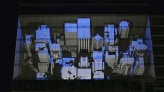 NuFormer 3D video mapping  Philips Amsterdam the Netherlands  November 2013 [upl. by Arah962]