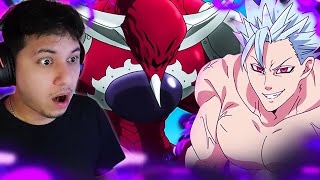 BAN VS GALAND  Seven Deadly Sins Season 2 Episode 13 Reaction [upl. by Meilen]