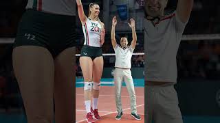 Super Tall Woman Volleyball Player Dances Her Way to VIRAL Fame  Very Tall Girl [upl. by Sadie]