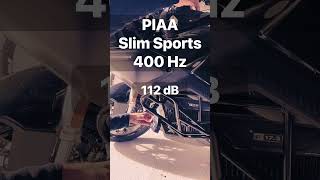 Motorcycle Horn Battle 💥 DENALI SoundBomb Mini vs PIAA Slim motorcycle denali piaa [upl. by Heady238]