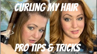 Curling My Hair  Pro Tips amp Tricks [upl. by Samuela529]