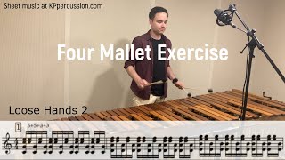 Marimba Exercise Loose Hands 2 [upl. by Josephson]