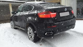 BMW X6 xDrive40d Exerieur in Snow ❄️ [upl. by Dyrrej]