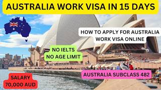 Australia Work Visa  How To Apply For Australia Work Visa  Work In Australia [upl. by Notneb]